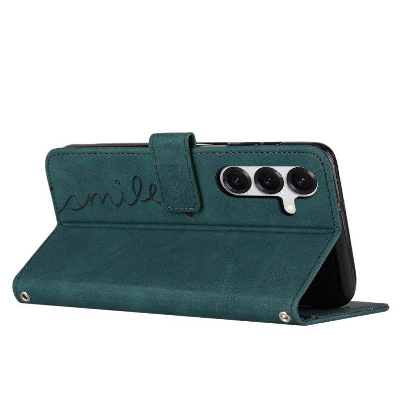Læder Cover Samsung Galaxy S26 Plus Telefon Etui Smil