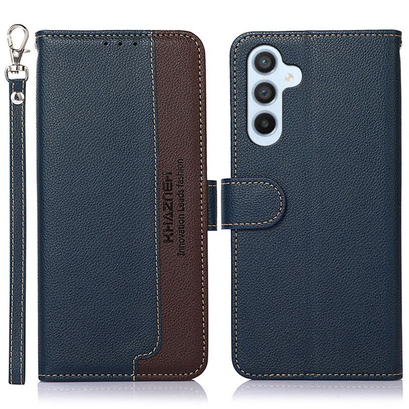 Læder Cover Samsung Galaxy S26 Plus Telefon Etui Tofarvet Khazneh
