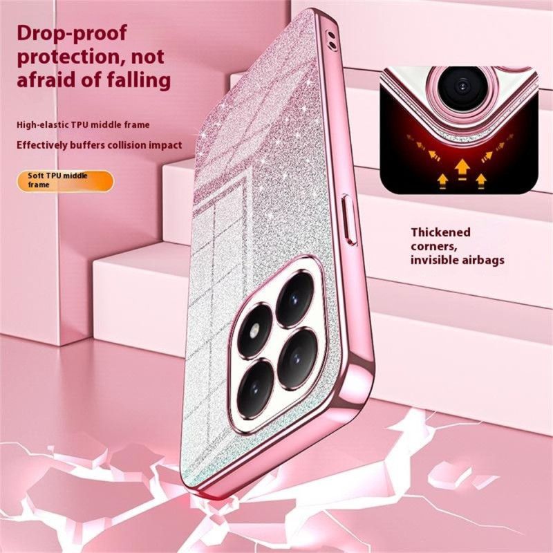 Cover Xiaomi 15t Telefon Etui Glitter Gradient Design