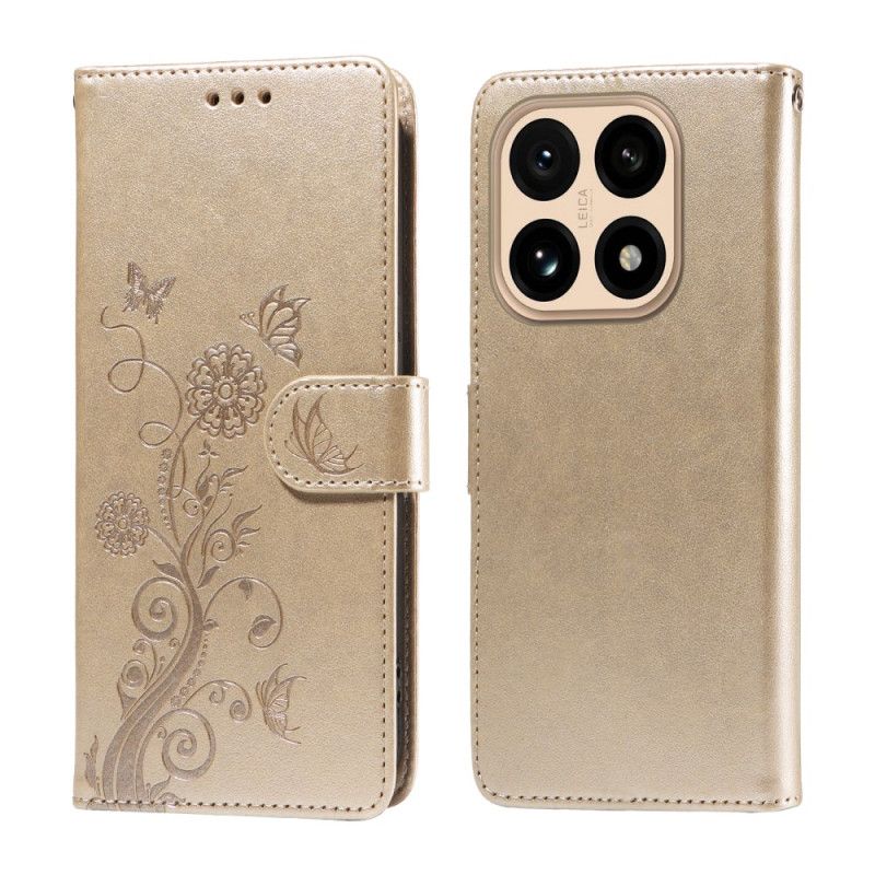 Flip Cover Til Xiaomi 15t Blomster