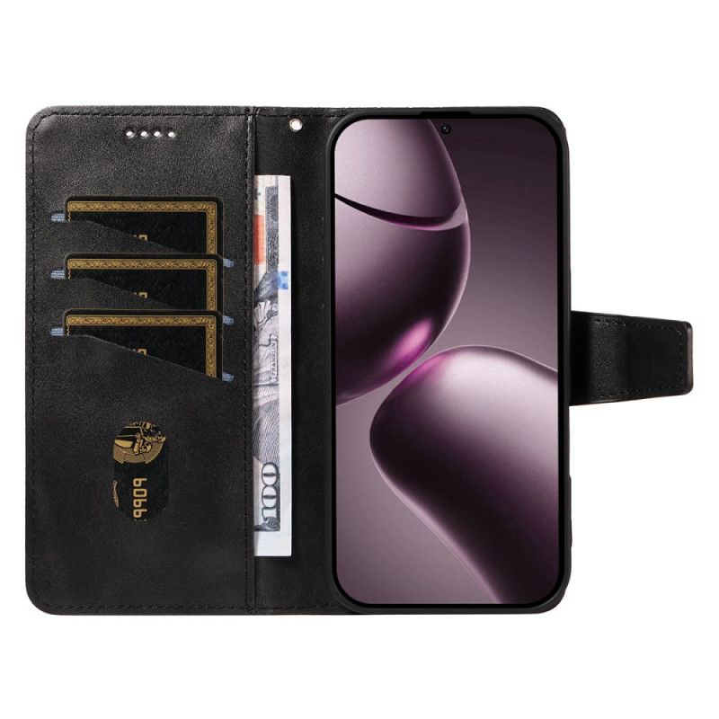 Flip Cover Til Xiaomi 15t Diamantkant