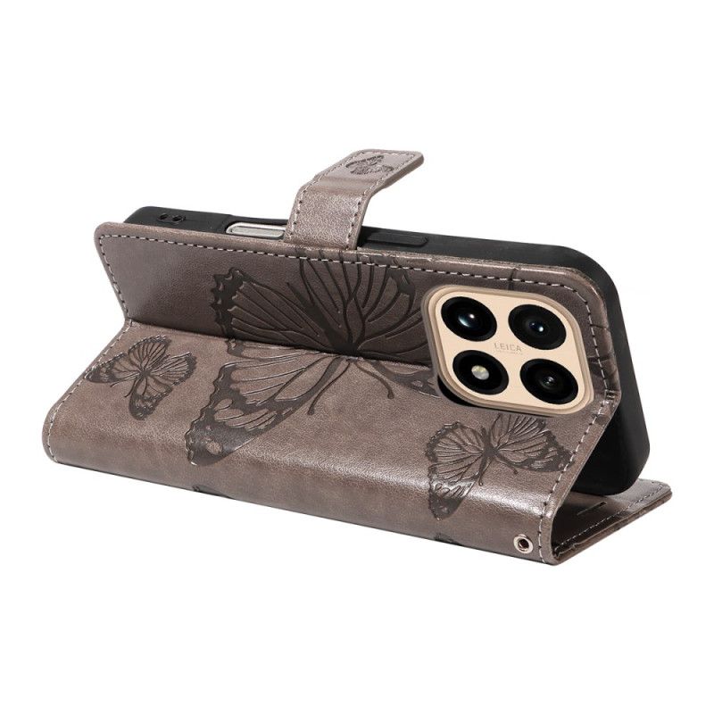 Flip Cover Til Xiaomi 15t Kæmpesommerfugle