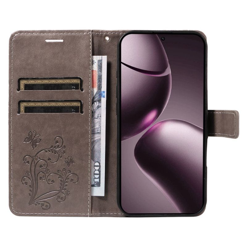 Flip Cover Til Xiaomi 15t Kæmpesommerfugle