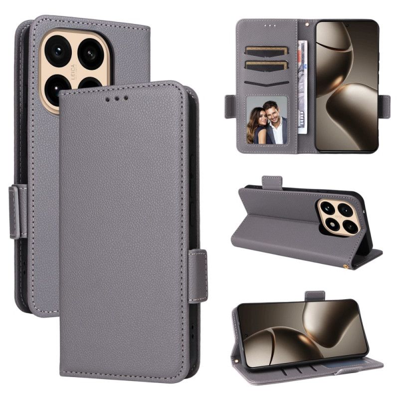 Flip Cover Til Xiaomi 15t Kunstlæder Med Rem