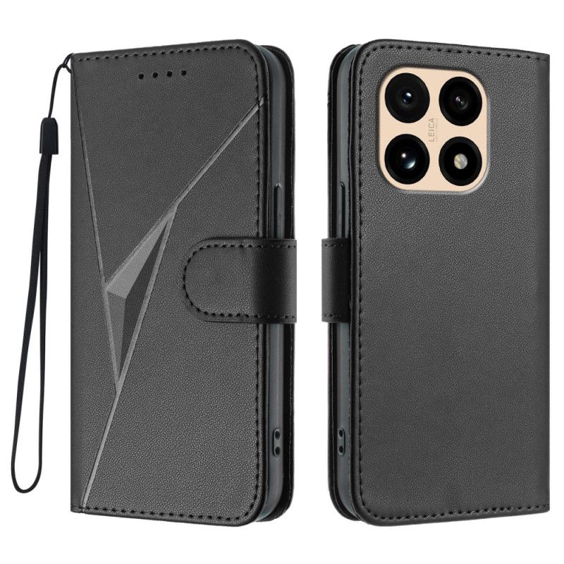 Flip Cover Til Xiaomi 15t Kunstnerisk Mønster