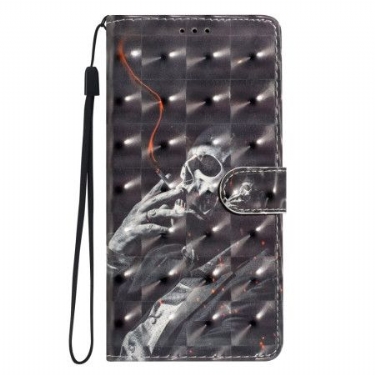 Flip Cover Til Xiaomi 15t Rygende Skelet