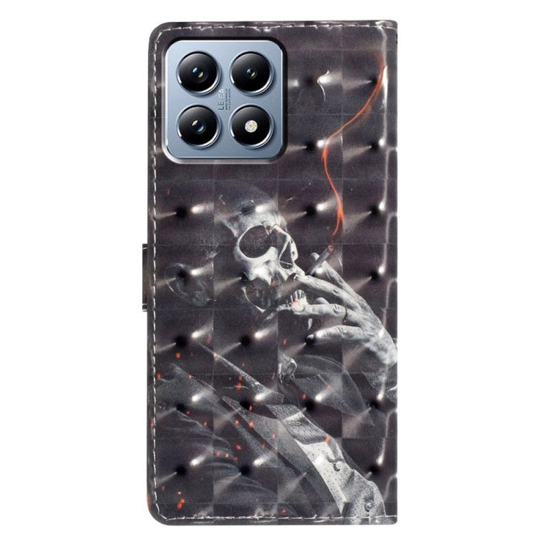 Flip Cover Til Xiaomi 15t Rygende Skelet