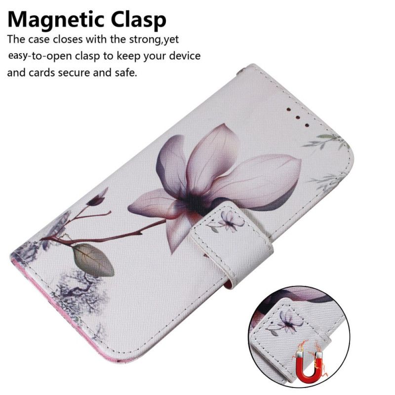 Flip Cover Xiaomi 15t Lyserød Blomst