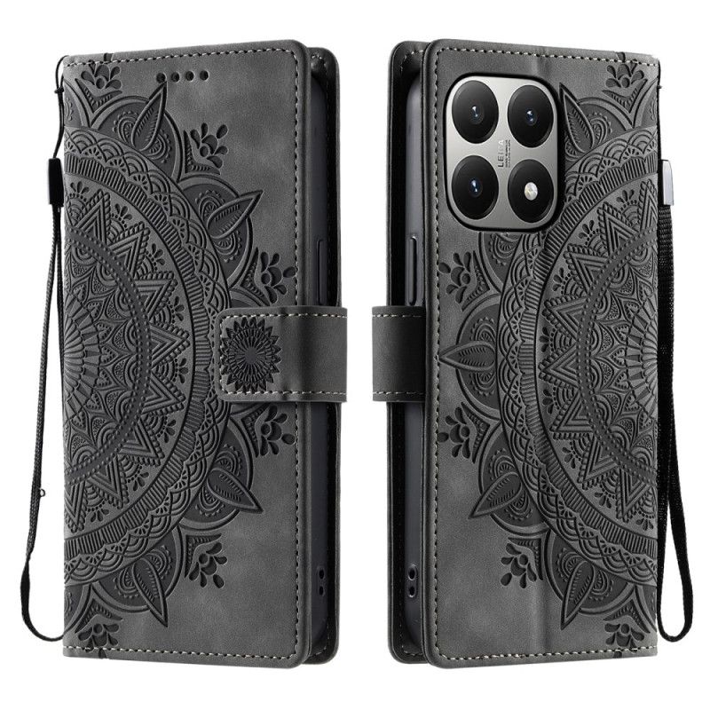 Flip Cover Xiaomi 15t Mandala-ruskindseffekt