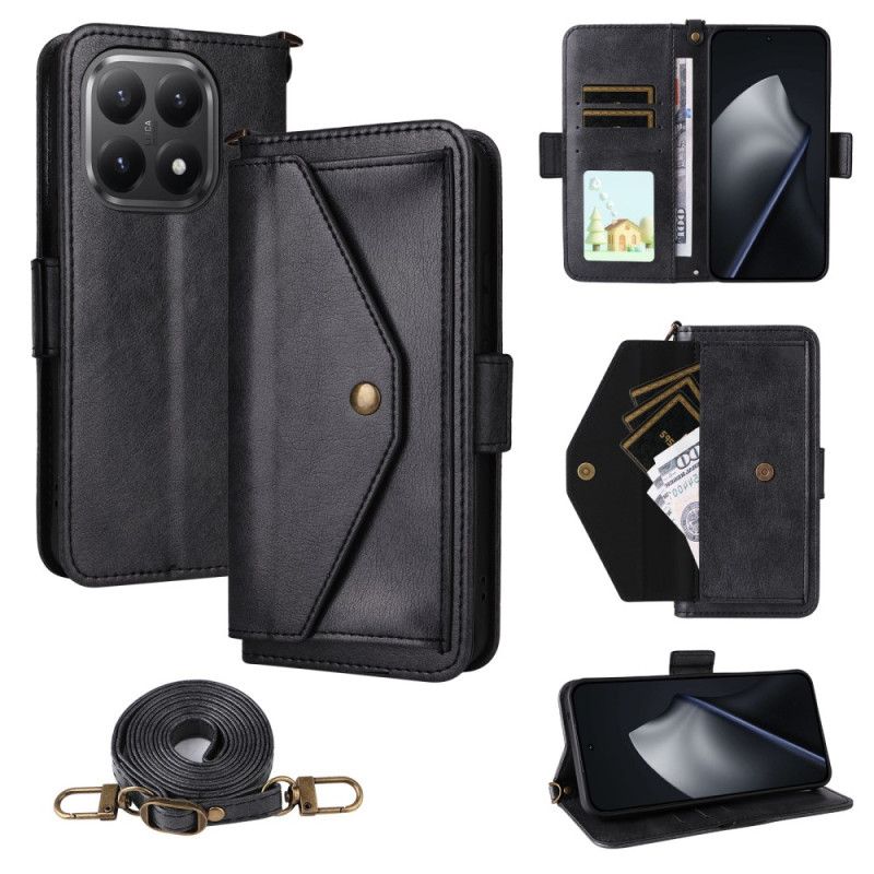 Flip Cover Xiaomi 15t Vintage Med Skulderrem