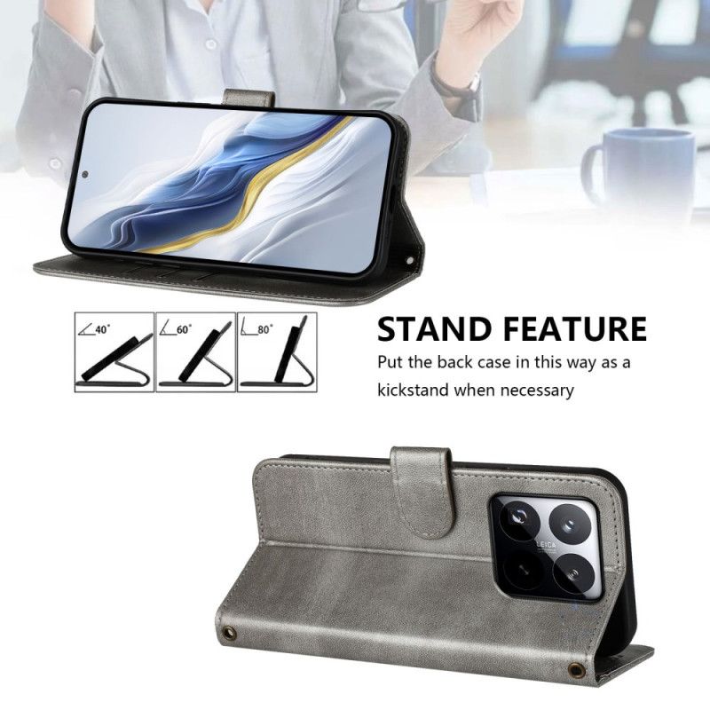 Flip Cover Xiaomi 15t Vintage Pung