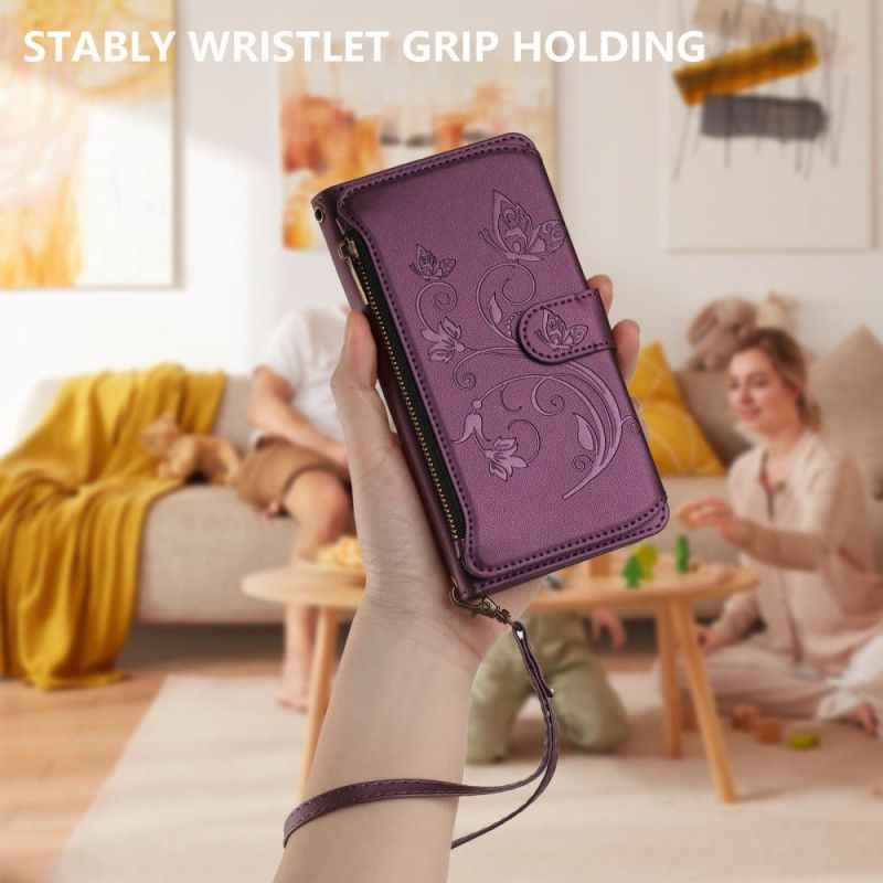 Læder Cover Xiaomi 15t Telefon Etui 6 Rfid-kortholdere Og Snor