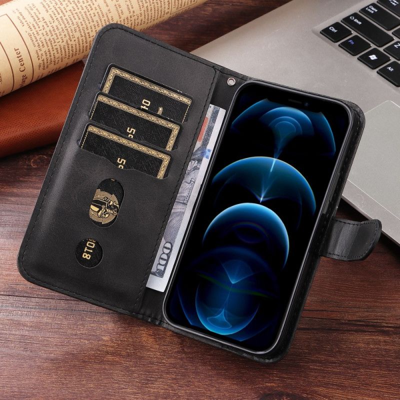 Læder Cover Xiaomi 15t Telefon Etui Lynlåslomme