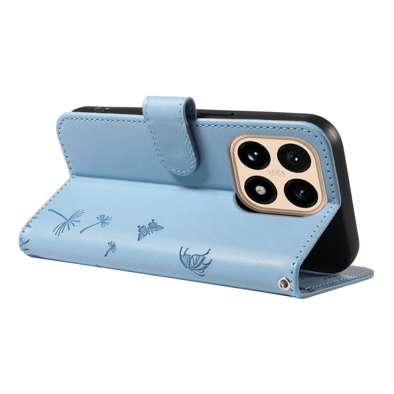 Læder Cover Xiaomi 15t Telefon Etui Mælkebøtter