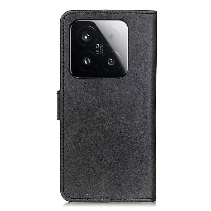 Læder Cover Xiaomi 15t Telefon Etui Mat Kunstlæder