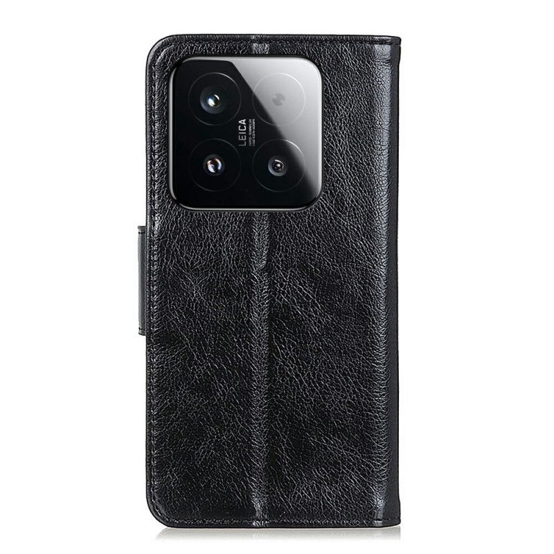 Læder Cover Xiaomi 15t Telefon Etui Nappastruktur