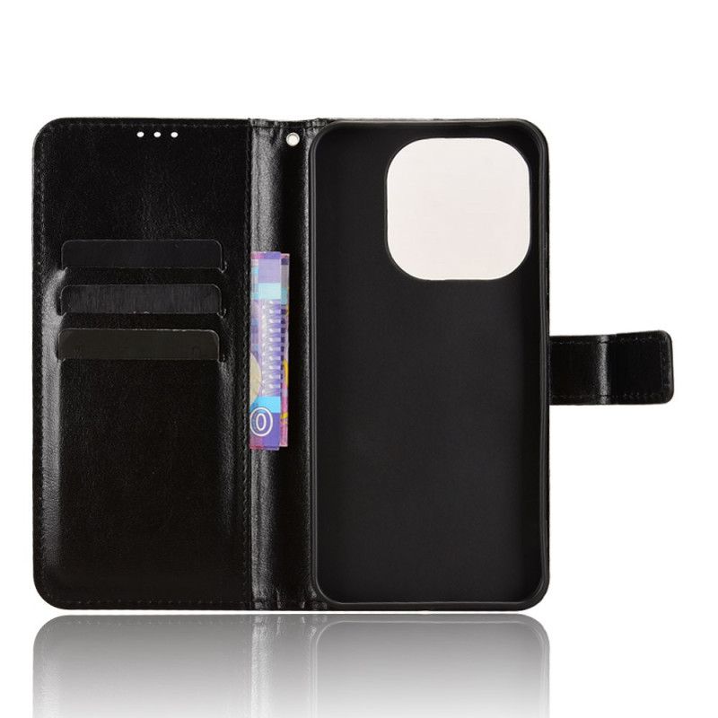 Læder Cover Xiaomi 15t Telefon Etui Prangende Kunstlæder