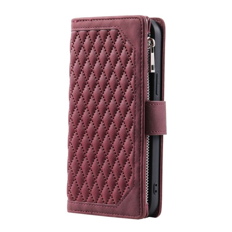 Læder Cover Xiaomi 15t Telefon Etui Quiltet Pung