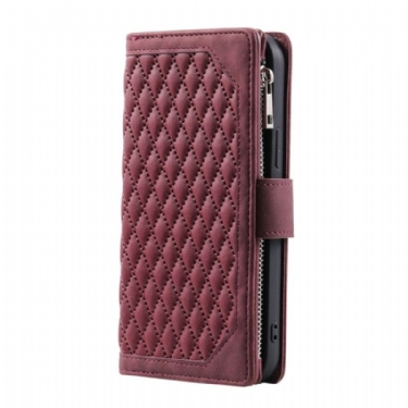 Læder Cover Xiaomi 15t Telefon Etui Quiltet Pung