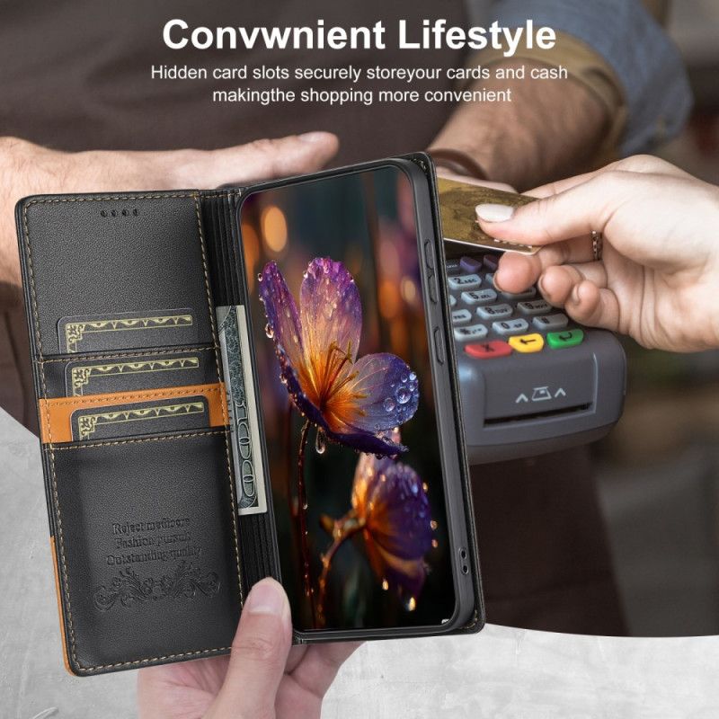 Læder Cover Xiaomi 15t Telefon Etui Rfid-beskyttelse