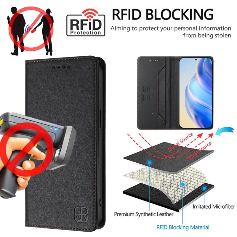 Læder Cover Xiaomi 15t Telefon Etui Rfid-pung