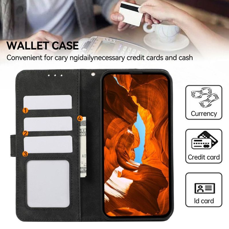 Læder Cover Xiaomi 15t Telefon Etui Tofarvet Abeel