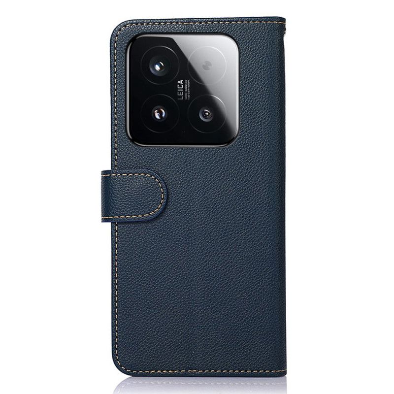 Læder Cover Xiaomi 15t Tofarvet Khazneh