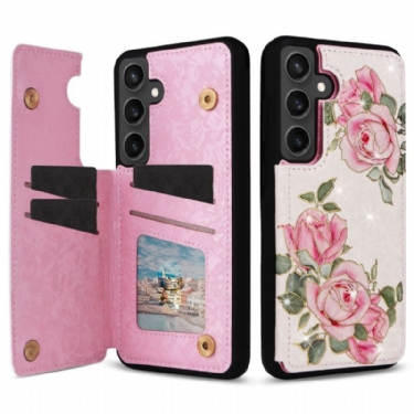 Cover Samsung Galaxy S25 Fe Blomsterkortholder