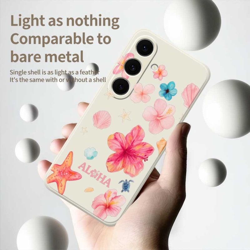 Cover Samsung Galaxy S25 Fe Blomstersilikone
