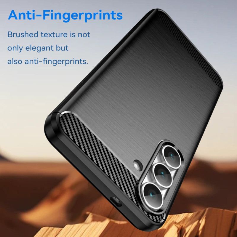 Cover Samsung Galaxy S25 Fe Børstet Kulfiber