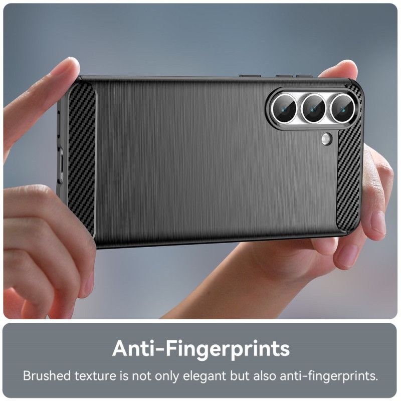 Cover Samsung Galaxy S25 Fe Børstet Kulfiber