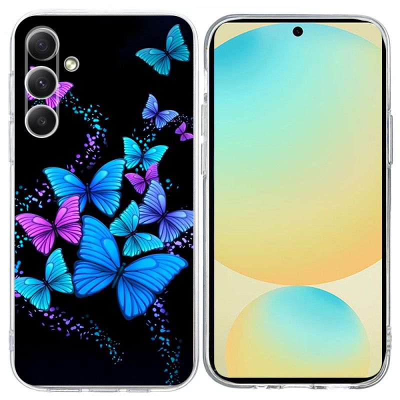 Cover Samsung Galaxy S25 Fe Farverige Sommerfugle