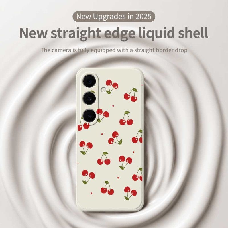 Cover Samsung Galaxy S25 Fe Kirsebærsilikone