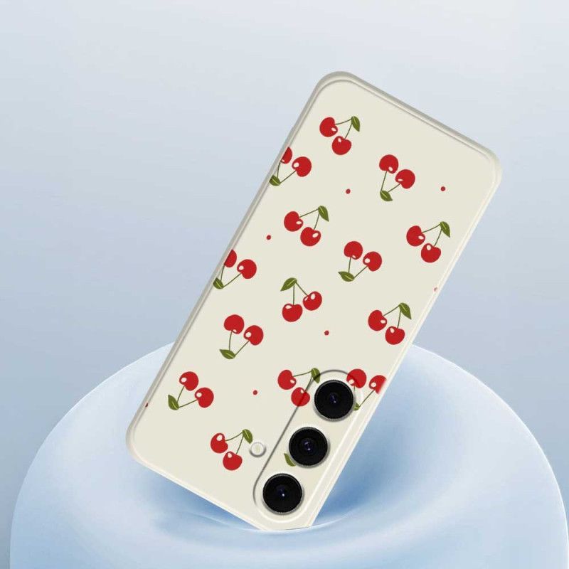 Cover Samsung Galaxy S25 Fe Kirsebærsilikone