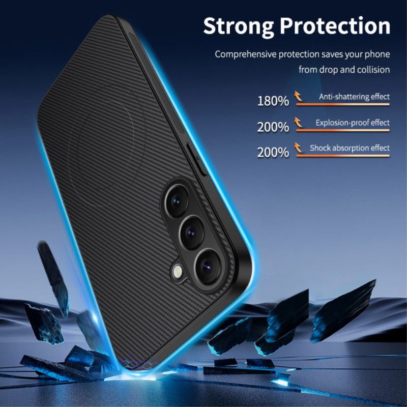 Cover Samsung Galaxy S25 Fe Kompatibel Med Magsafe Kulfiber