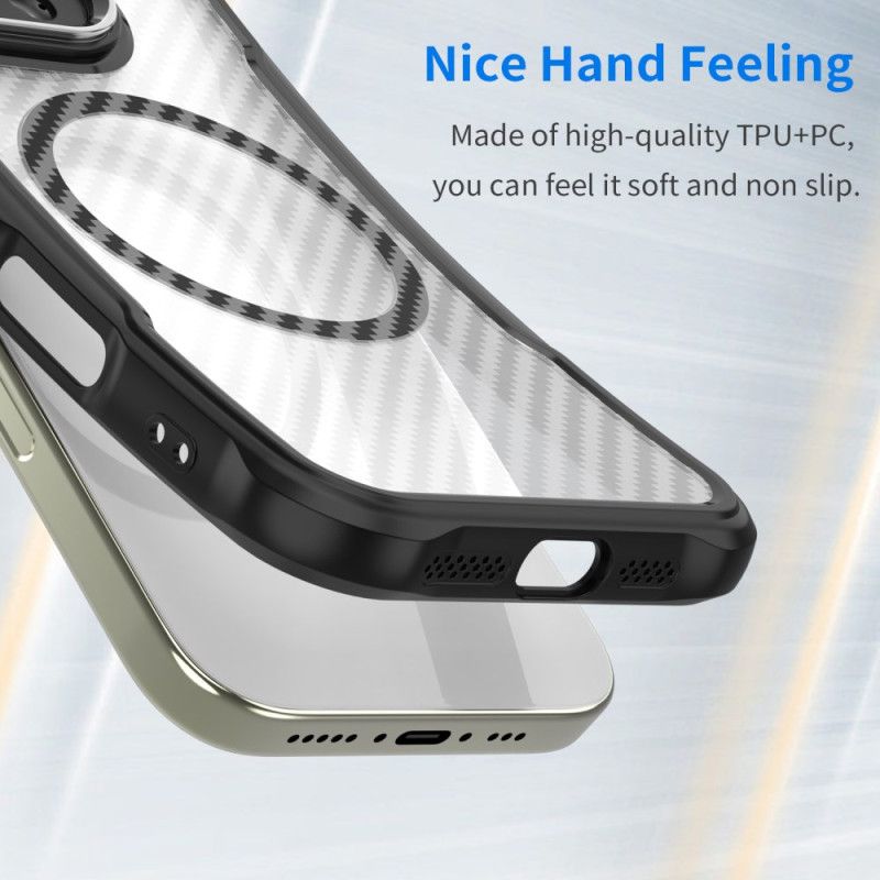 Cover Samsung Galaxy S25 Fe Magsafe-kompatibel Kulfibertekstur