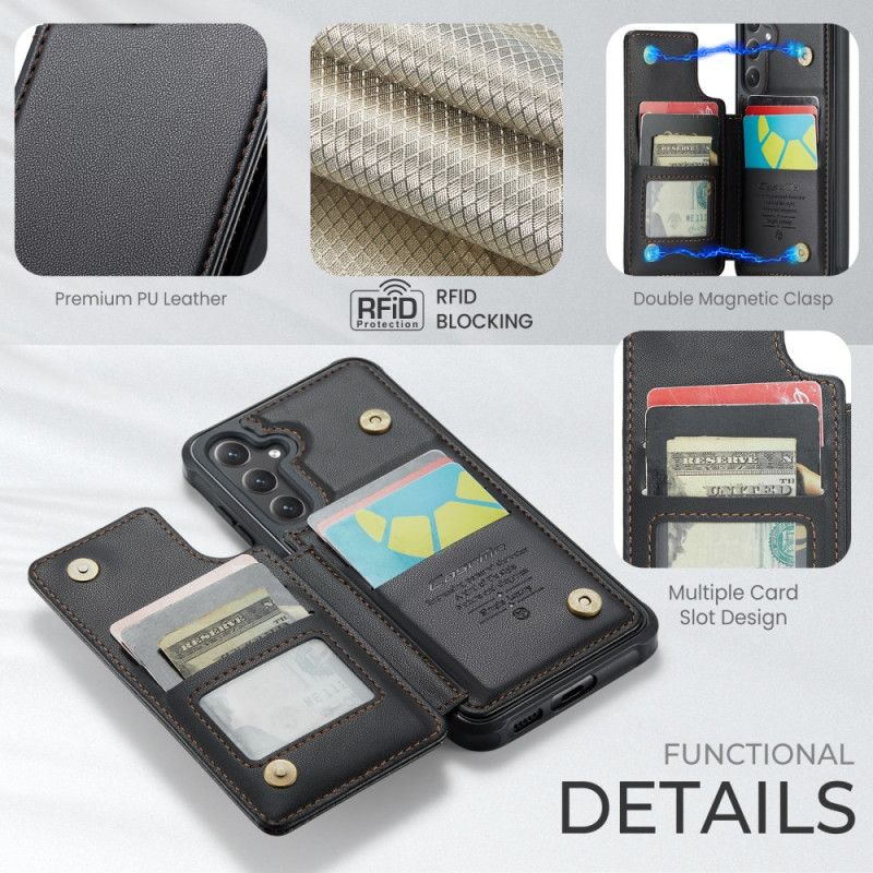 Cover Samsung Galaxy S25 Fe Pung Med Låsbar Rfid