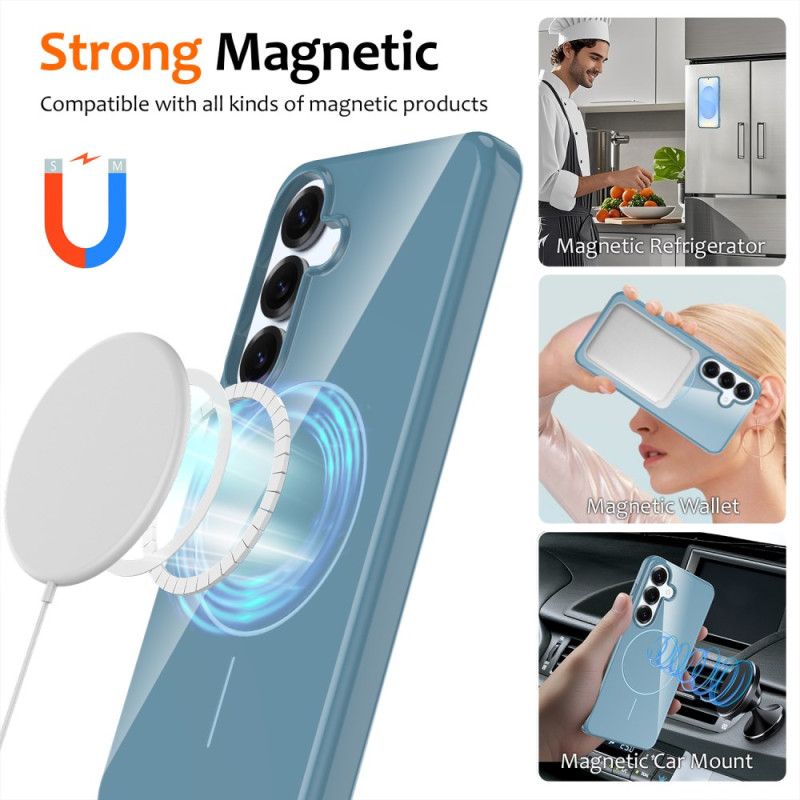 Cover Samsung Galaxy S25 Fe Telefon Etui Kompatibel Med Magsafe Med Håndledsrem