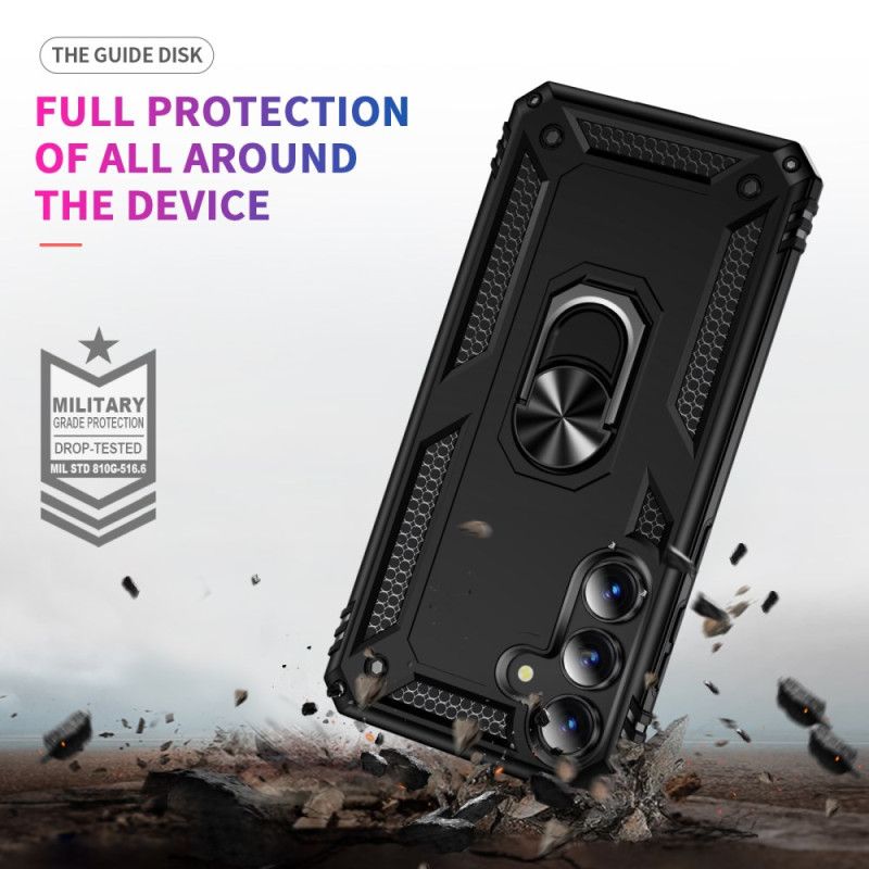 Cover Samsung Galaxy S25 Fe Telefon Etui Robust Med Roterende Ringholder