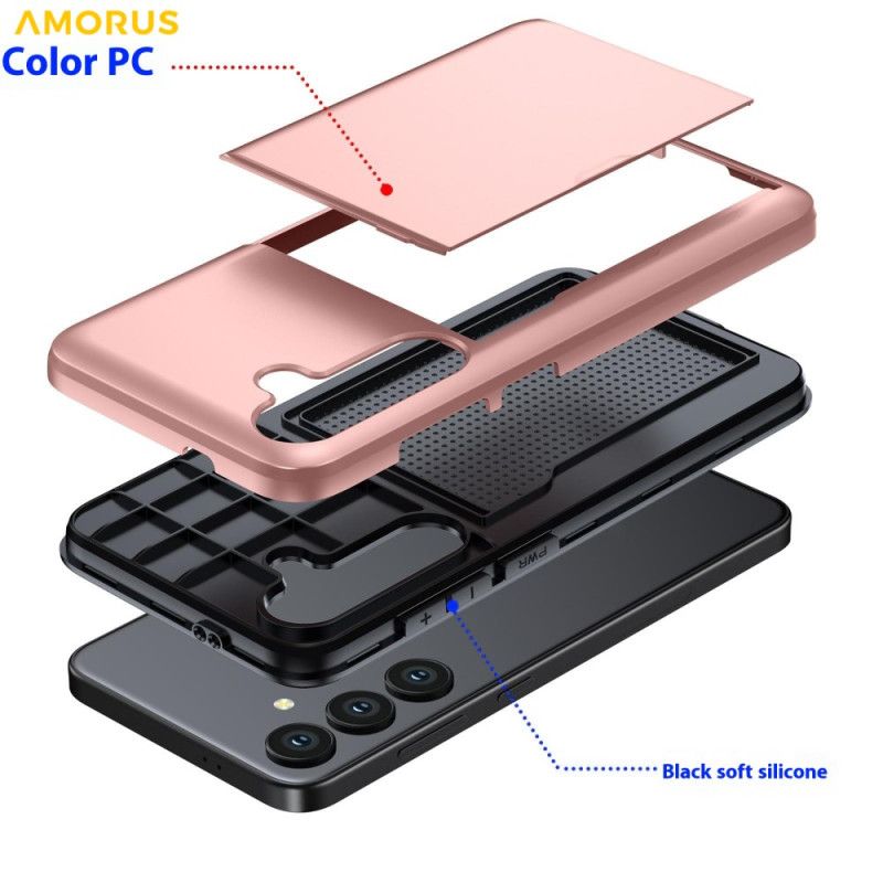 Cover Til Samsung Galaxy S25 Fe Glidende Kortholder