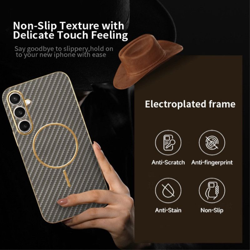 Cover Til Samsung Galaxy S25 Fe Magsafe Kulfiberdesign