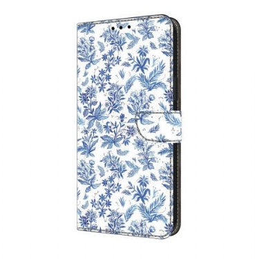 Flip Cover Samsung Galaxy S25 Fe Blå Blomster
