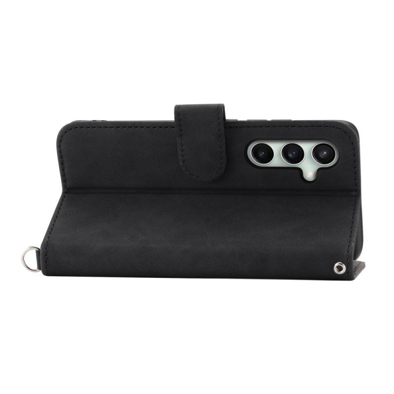 Flip Cover Samsung Galaxy S25 Fe Blondeprint Med Rem Og Skulderrem