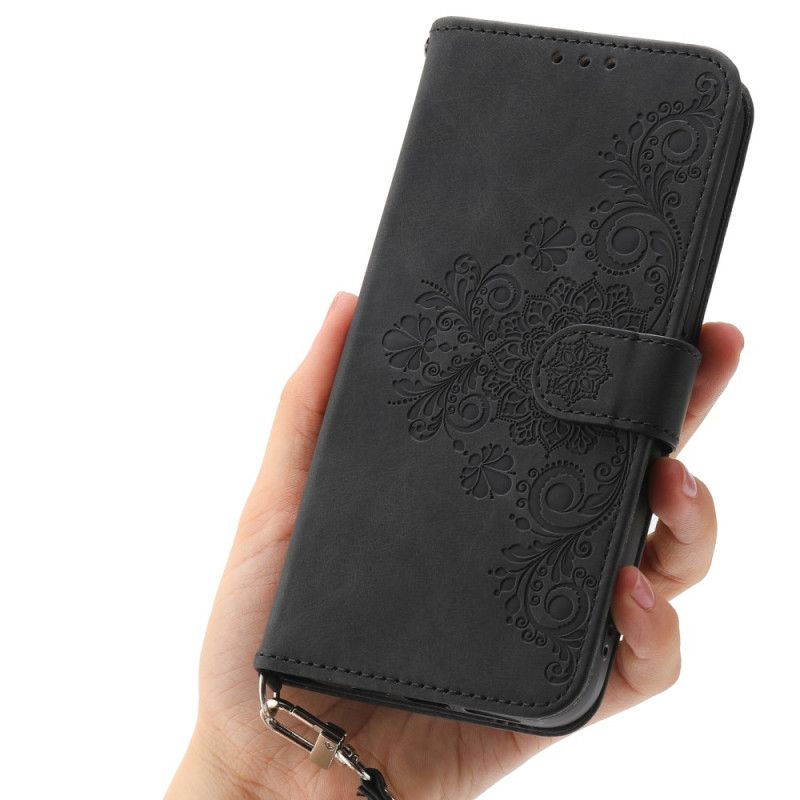Flip Cover Samsung Galaxy S25 Fe Blondeprint Med Rem Og Skulderrem