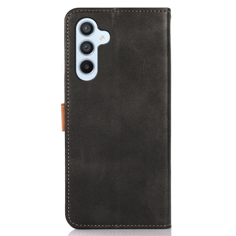 Flip Cover Samsung Galaxy S25 Fe Guldlås Khazneh
