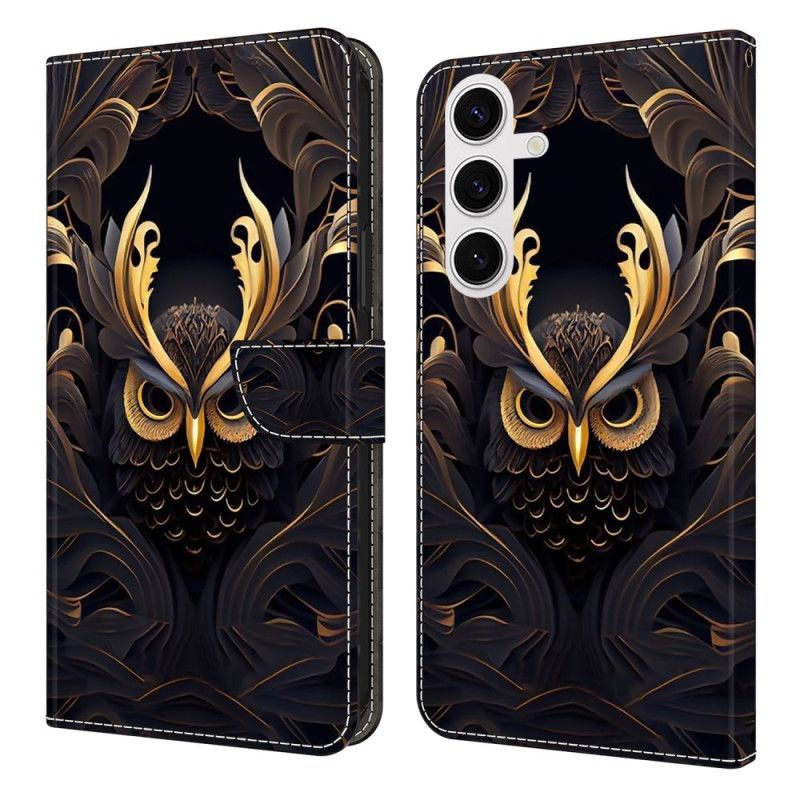Flip Cover Samsung Galaxy S25 Fe Gylden Ugle
