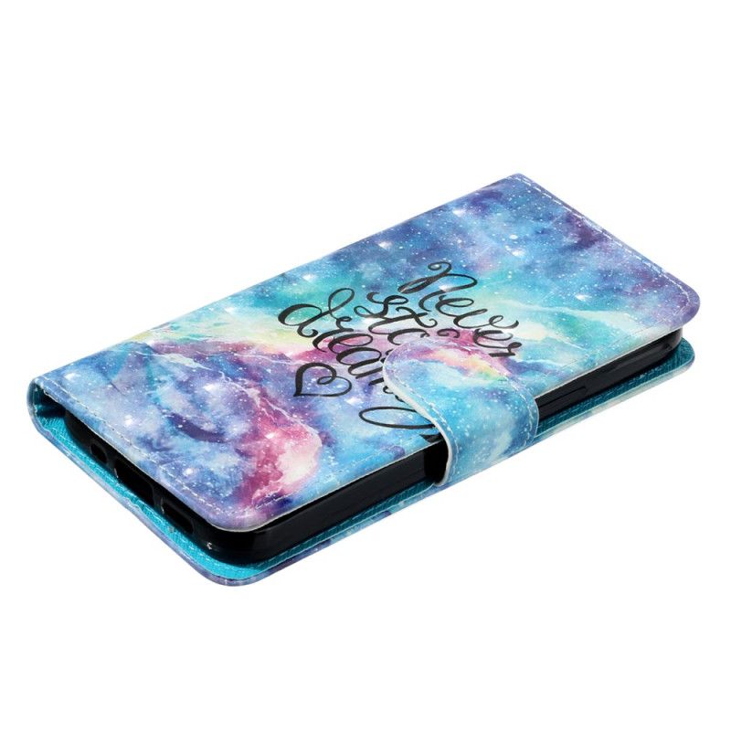 Flip Cover Samsung Galaxy S25 Fe Hold Aldrig Op Med At Drømme Med Snor