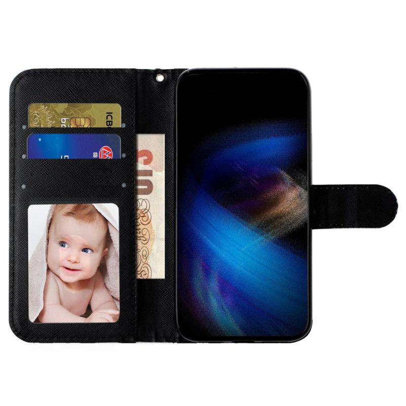 Flip Cover Samsung Galaxy S25 Fe Hund Med Snor