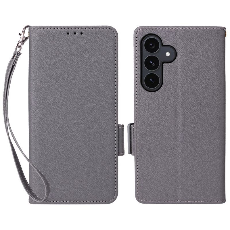 Flip Cover Samsung Galaxy S25 Fe Klassisk Pung Med Rem