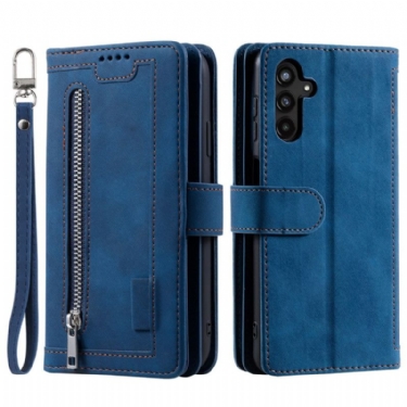 Flip Cover Samsung Galaxy S25 Fe Kortholder Og Lynlås